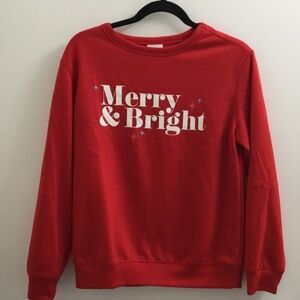 Wondershop Red Merry & Bright Kids Sweater